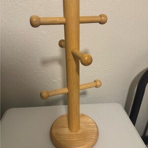 Wooden Mug Tree Holder